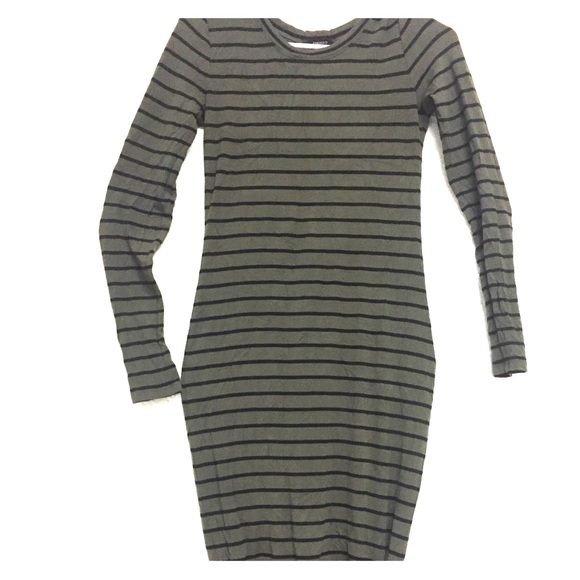 olive green and black dress